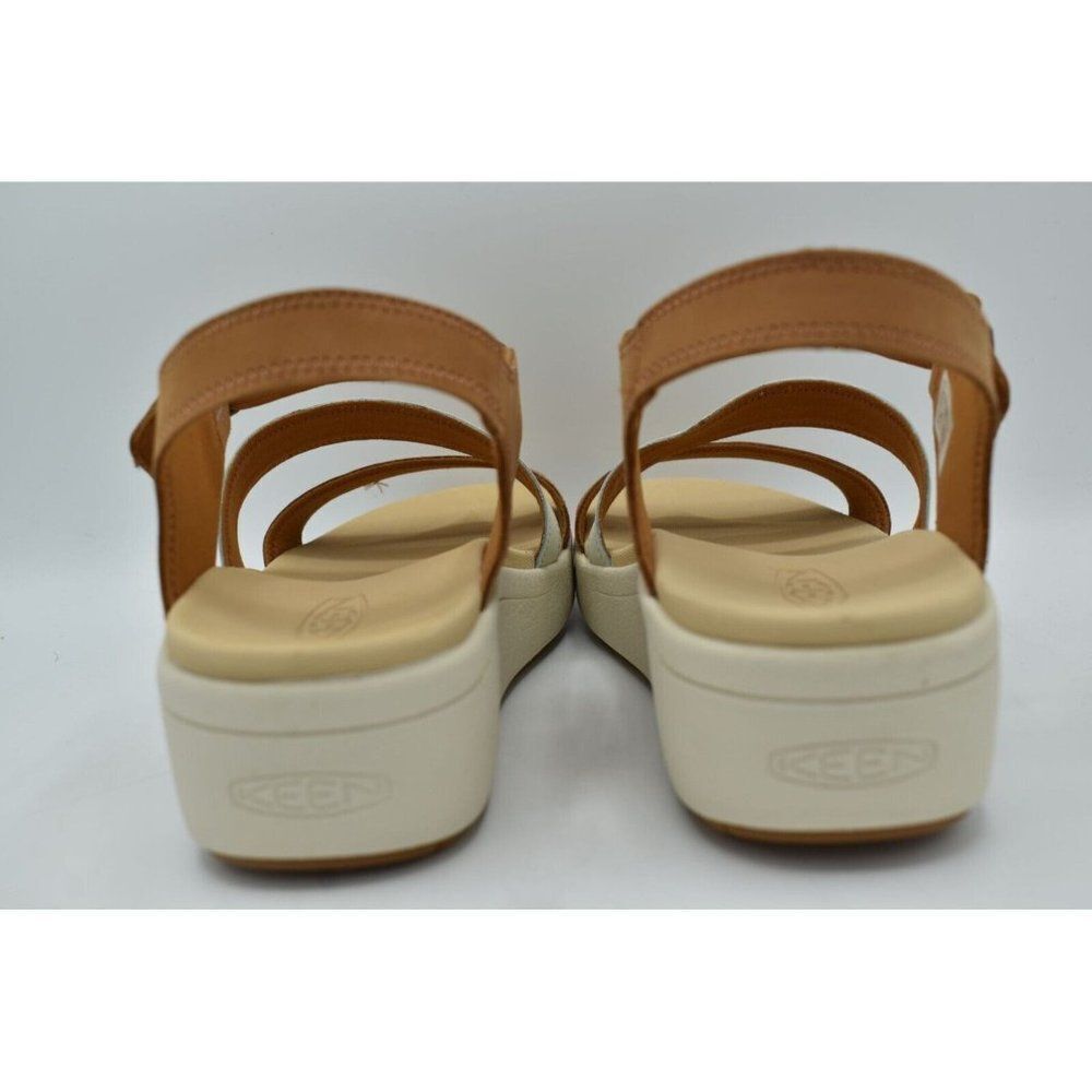 Keen Womens Size 11 Ellecity Natural Leather Backstrap Sandals Shoes - Picture 8 of 12
